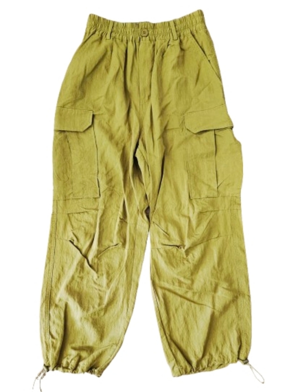 House of Harlow 1960 Green Cargo Pants XS Y2K Utility Parachute Style